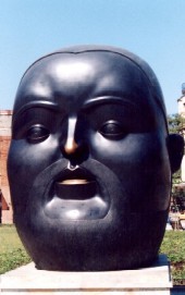 ESCULTURA DE BOTERO - Cabeza